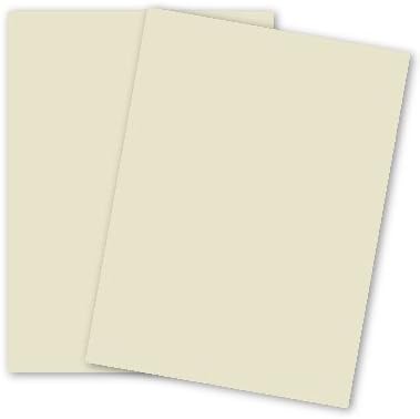 Earthchoice Cream 8-1/2-x-11 Cardstock Paper 250-pk - 176 GSM (65lb Cover) PaperPapers Letter size Econo Card Stock Paper - Business, Card Making, Designers, Professional and DIY Projects