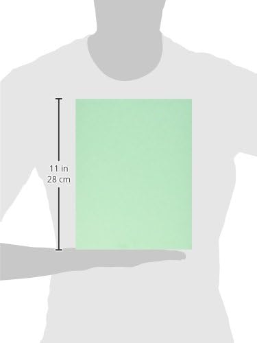 LUXPaper 8.5" x 11" Paper | Letter Size | Pastel Light Green | 60lb. Text | 250 Qty.