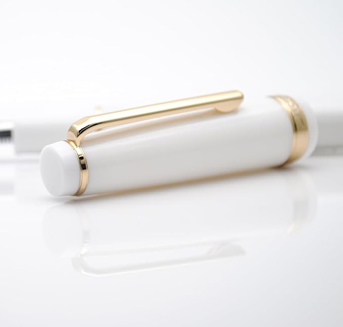 JINHAO 82 Fountain Pen (Porcelain White,Fine Nib 0.5mm)