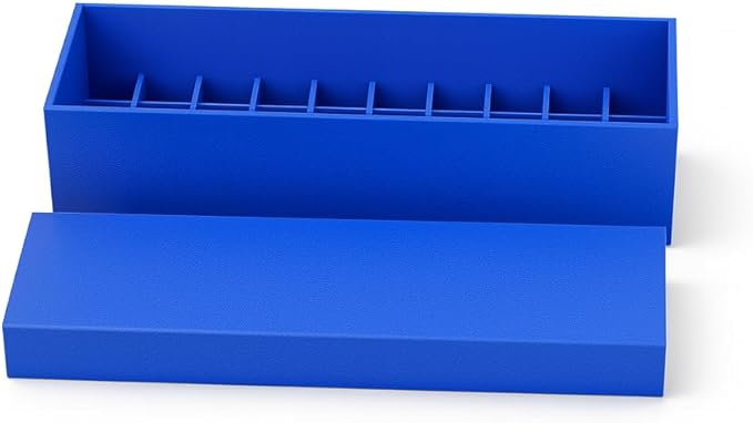 Clay Stamp Storage Box for 14x50 mm Pottery Stamps, Organizer Case Holding 27 Clay Stamps for Ceramics and Pottery Studios