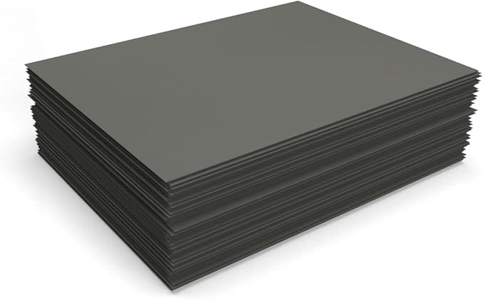 LUXPaper 8.5" x 11" Cardstock | Letter Size | Smoke Gray | 100lb. Cover (183lb. Text) | 50 Qty