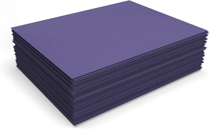 LUXPaper 8.5" x 11" Cardstock | Letter Size | Wisteria Purple | 100lb. Cover (183lb. Text) | 50 Qty