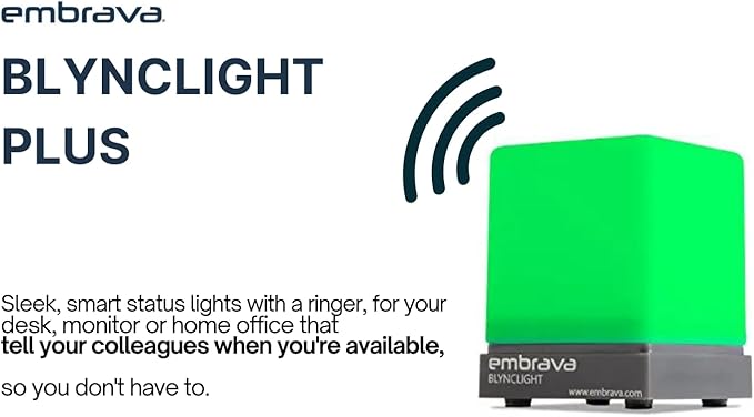 Embrava Blynclight Plus - Busy Light for The Office (with Ringer)