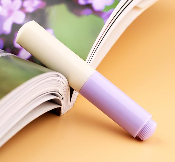 czxwyst Majohn Wancai 2.0 Mini Pocket-Size Eyedropper Fountain Pen (F Nib 0.5mm, Purple Sweetheart)