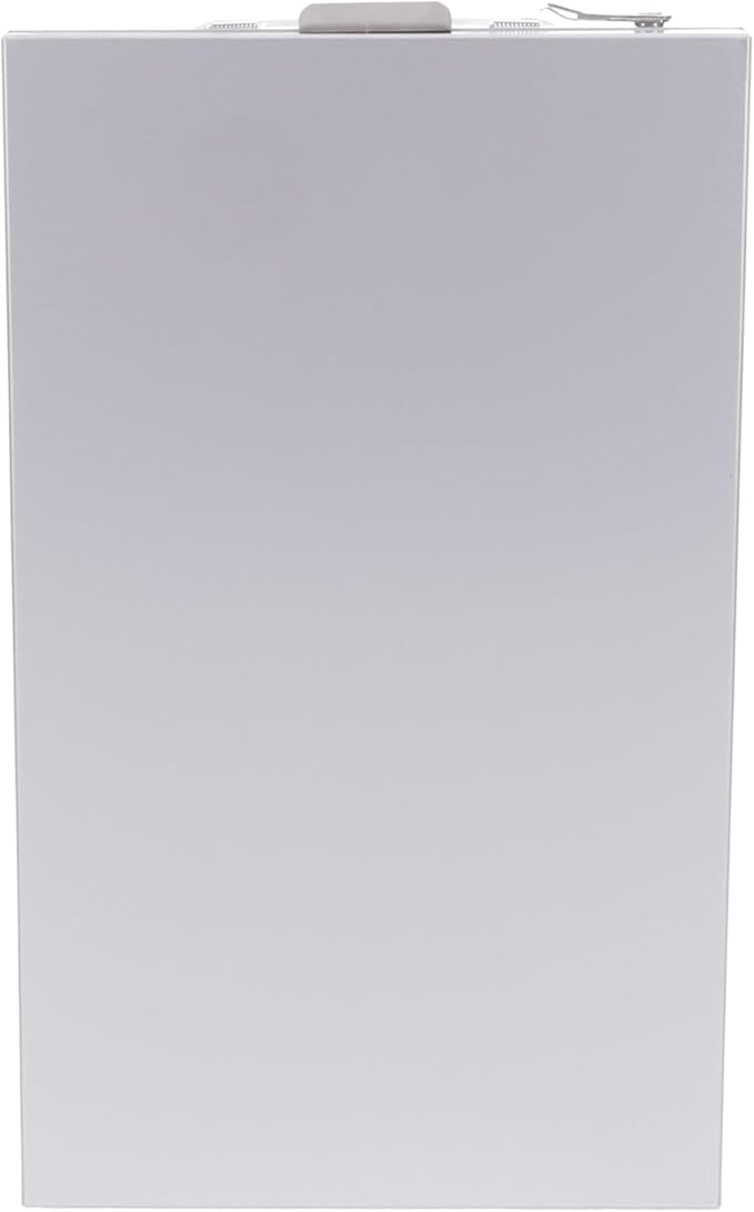 Saunders Metal Clipboard with Storage, Silver Single Layer Nursing Clipboard Folio, Memo Size Paper Organizer, Steel Clip with Self Locking Latch, Form Holder for Office, School & Work - Made in USA