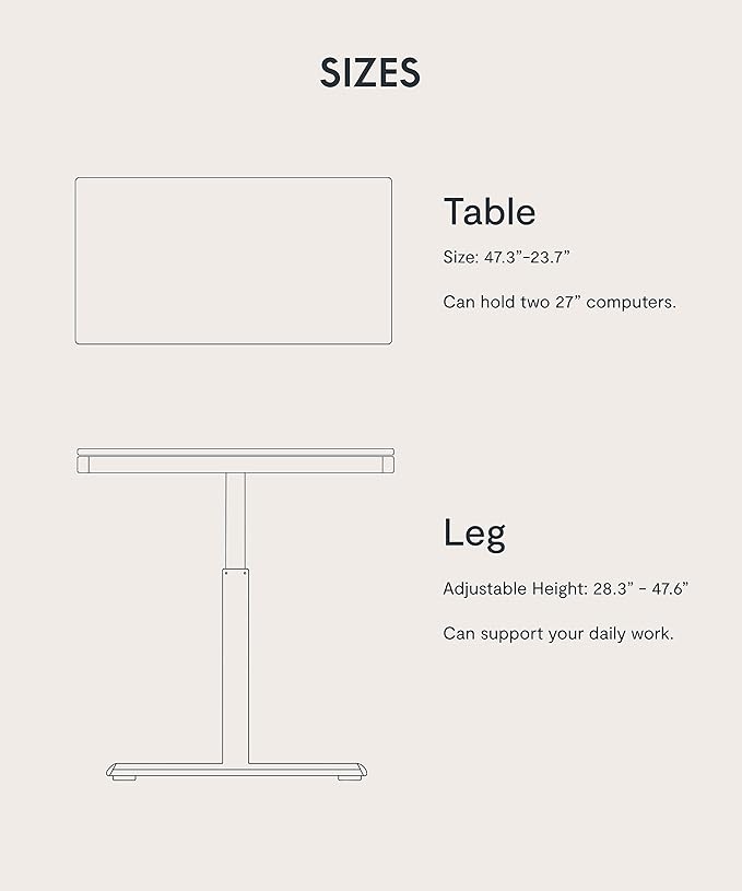SANODESK Standing Desk with Drawer, Electric Height Adjustable Home Office Desk with Storage & USB Ports, 48 inch Tempered Glass Tabletop/White Frame