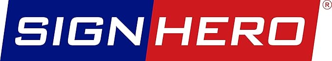 SignHero Sneeze Guard | Large, Sturdy ΒΌβ Acrylic Plexiglass Shield | USA-Made, 30 Second Setup | Plexiglass Barrier for Counter, Reception, School, Office (Multiple Sizes)