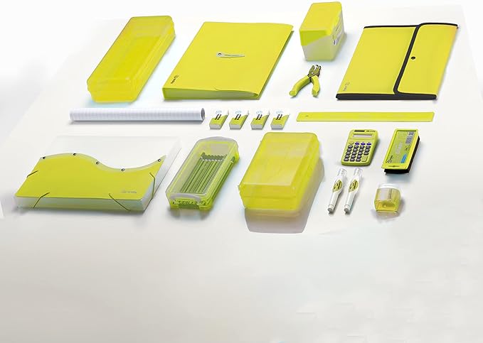 Accordion File Organizer Green, 7 Pocket Expanding File and Cover Folder with Labels, Plastic Portable Desktop Letter A4 Paper, Also Available in Red, Blue, Purple, Pink, Grey, 1 Pc – by Enday