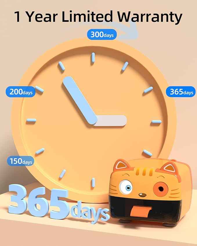 ZMOL Heavy Duty Electric Pencil Sharpener for Classroom,Cute Pencil Sharpener Plug in for Kids,Auto-Stop Pencil Sharpeners Plug in for No.2 / Colored Pencil