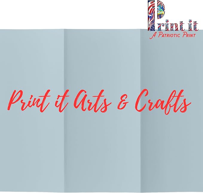 Printit Colors Multipurpose Paper, 20 lbs., 8.5" x 11", Blue, 500 Sheets/Ream – Premium Colored Copy Paper for Printing, School, and Office Use