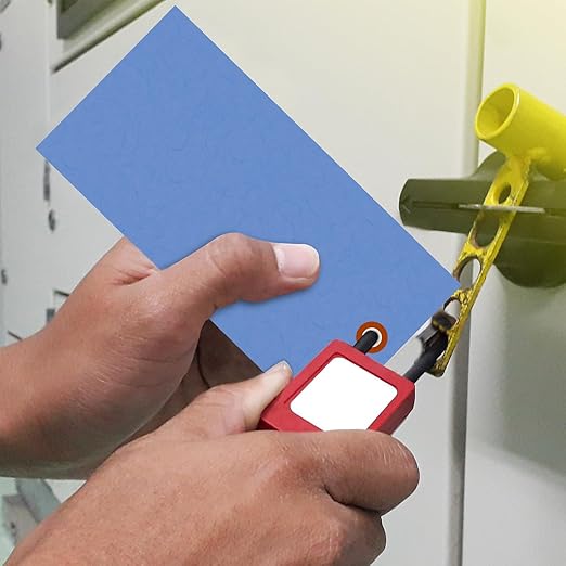 SmartSign (Pack of 1000) 6.25 x 3.125 inch “Blue” Blank Tyvek Shipping Tags with Metal Eyelets, Size #8, 8 mil Thick Tyvek, Made in USA