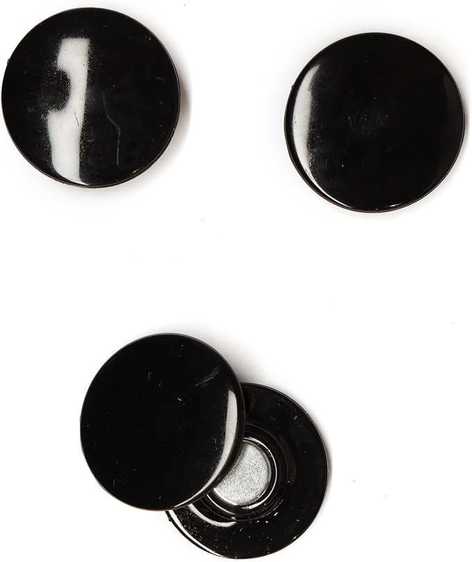 36 Pcs TOWON Strong Magnets for Glass Whiteboard, Dry Erase Board Magnets, Large, Round, Black Rare Earth Magnet for Classroom Kitchen Office Accessories