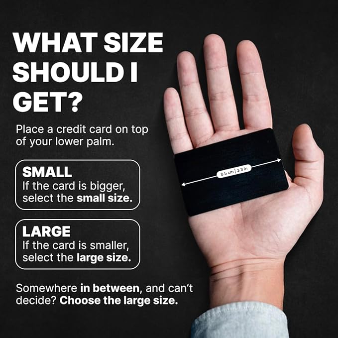 DELTAHUB Carpio 2.0 - Left-Handed Truly Ergonomic Wrist Rest for Mouse, Carpal Tunnel Support, Pain Relief, Anti-Fatigue, Easy Glide, Sleek, Office Computer, Laptop, Gaming - Small, Black