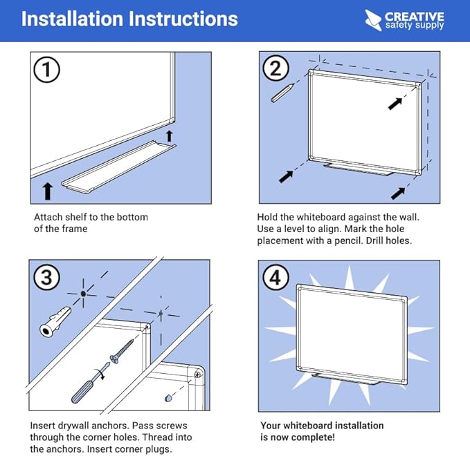 Maintenance Tasks Whiteboard 36"x 24"