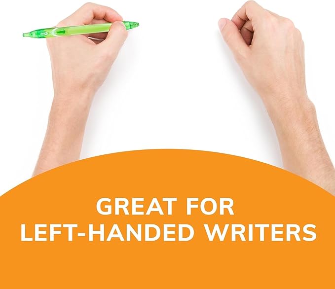 BIC Gelocity Quick Dry Ocean Themed Gel Pen Set with Fast-Drying Ink and Retractable Design, 16-Count in Assorted Ink