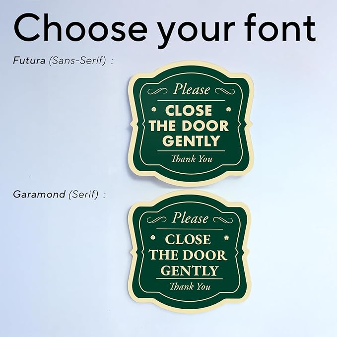 Custom Decorative Outdoor Metal Sign - Personalized Aluminum Driveway Sign, Waterproof, Made in USA - Design 3 Forest Green 8x8 In