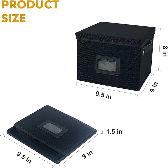 Greeting Card Organizer Box with 16 Dividers,Collapsible Greeting Card Storage Box with Handles Hold 150+ Cards,Greeting Card Holder for Greeting Cards,Sticker, Recipes, Photos, Envelopes