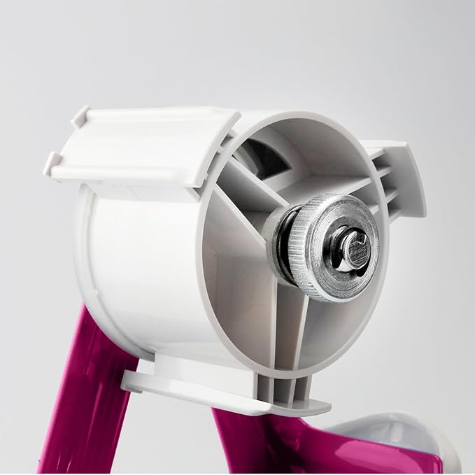 TAPEWELL Heavy Duty Metal Frame 2 Inch Wide Packing Tape Dispenser Gun with Special Ergonomic Handle, 3" Core, Premium Tempered Steel Blade