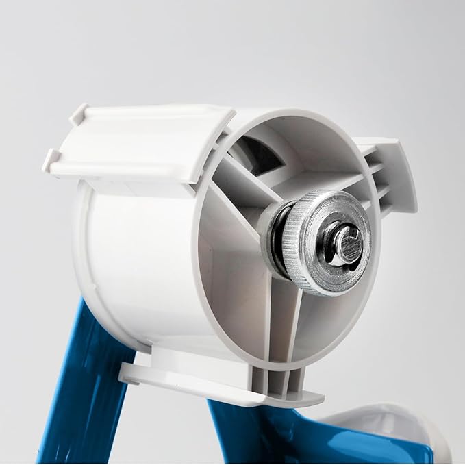 TAPEWELL Heavy Duty Metal Frame 2 Inch Wide Packing Tape Dispenser Gun with Special Ergonomic Handle, 3" Core, Premium Tempered Steel Blade