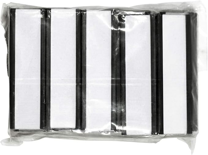 SmartSign Pack of 25 Magnetic 'C' Channel Label Holders | 0.5" x 2"