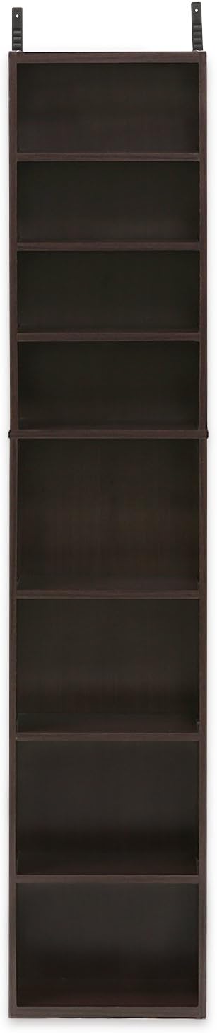 FURINNO Indo 8-Tier Media Tower, Espresso