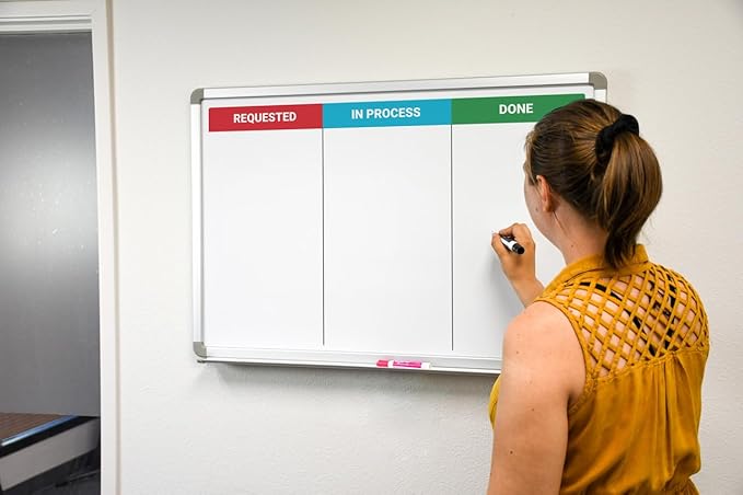 Kanban Whiteboard 60" x 40"