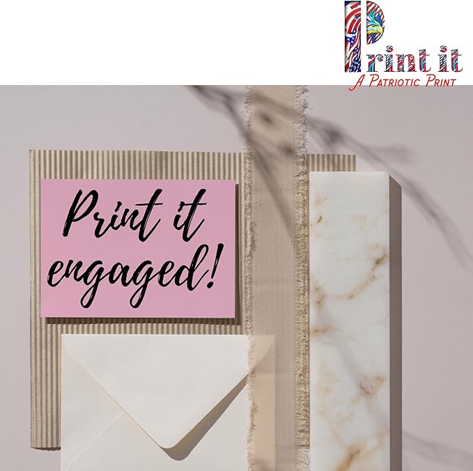 PrintIt Colors Multipurpose Paper, 20 lbs., 8.5" x 11", 500 Sheets/Ream – Premium Colored Copy Paper for Printing, School, and Office Use (Pink)