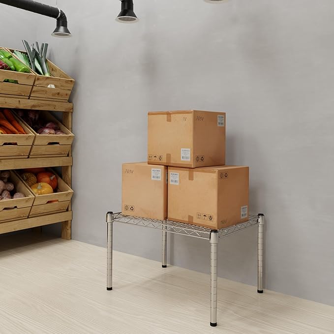 Regal Altair 18" Deep x 24" Wide x 14" Height Wire Shelving Kit | 1-Tier | NSF Commercial Storage Rack Unit