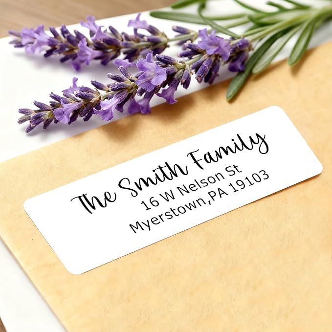 EDSG Personalized Return Address Labels, Custom Address Stickers on Sheets, Custom Address Stickers (99-990 Labels) (99)