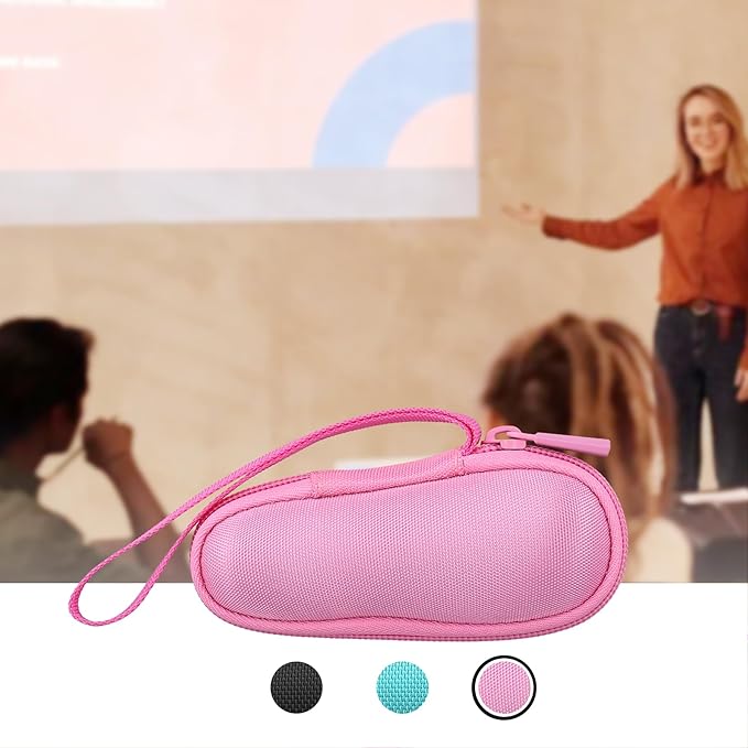 co2CREA Hard Case Replacement for Logitech Wireless Presenter R400 Presentation Remote Clicker Pointer (Pink Case)