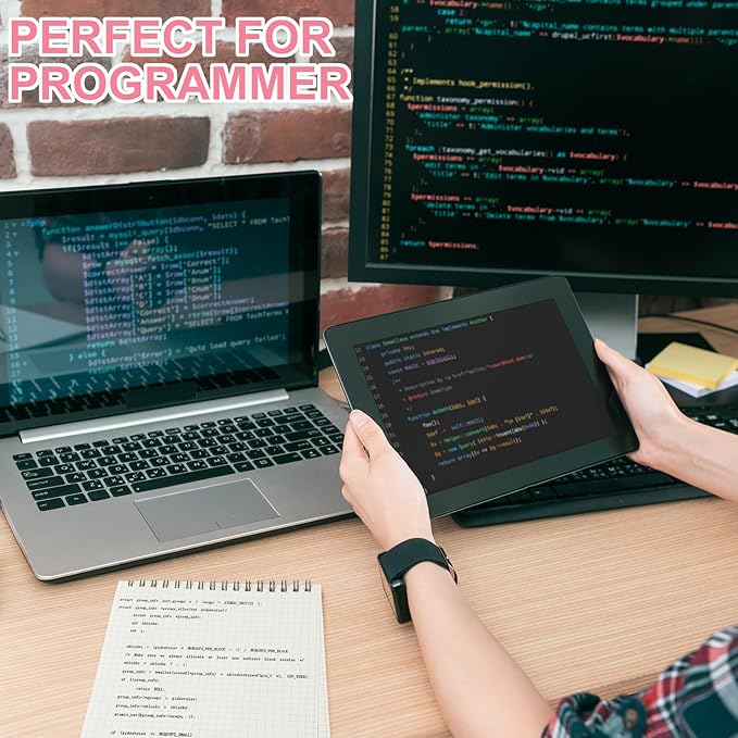 Engrowtic 2 Pack Graph Paper Spiral Notepad A5 Top Wirebound Notepad Grid Notebook Steno Pads Memo Notebook Grid Paper 140 Pages for Writing Sketching Drawing Office Supplies (Pink)