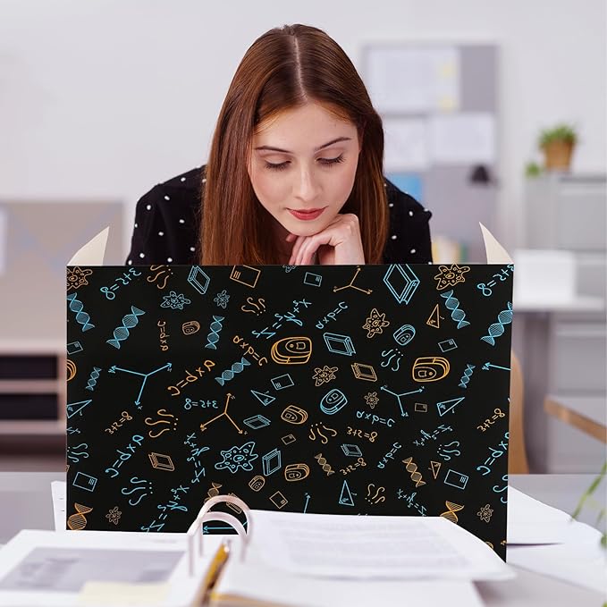 Crtiin 24 Pcs Privacy Folders for Students Desk Dividers Standard School Privacy Cardboard Board Testing Dividers Shield for Classroom Teacher Supplies Keep Eyes from roving(Vibrant)
