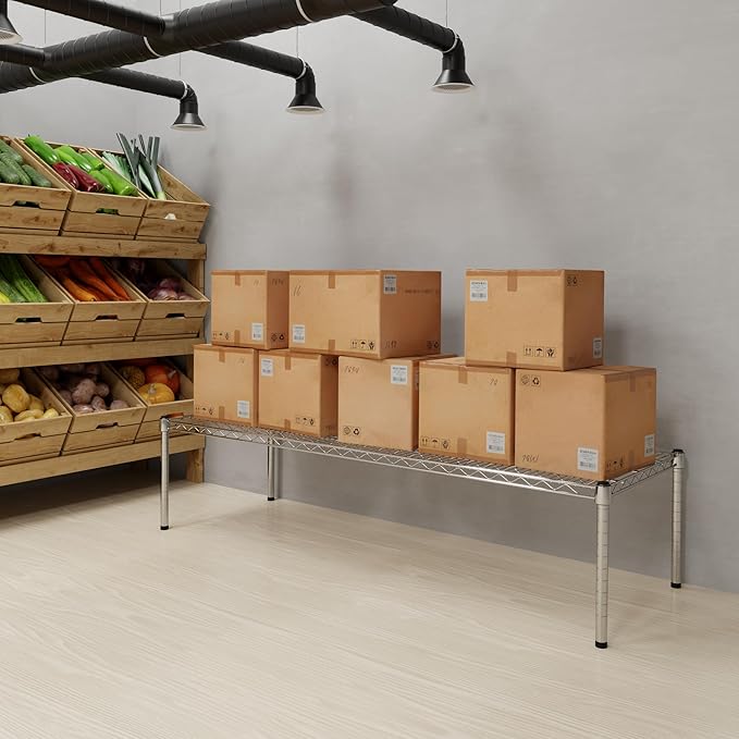 Regal Altair 21" Deep x 60" Wide x 14" Height Wire Shelving Kit | 1-Tier | NSF Commercial Storage Rack Unit