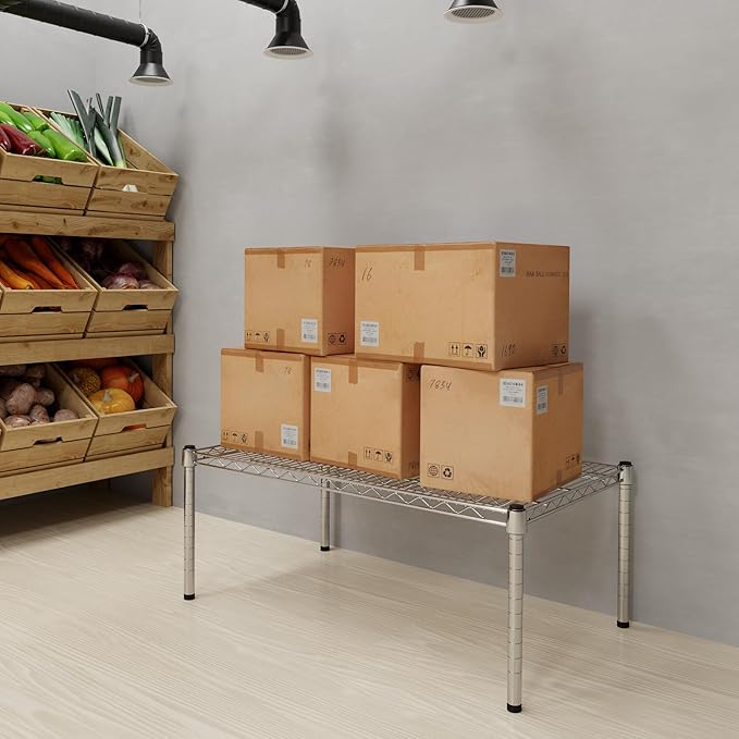 Regal Altair 21" Deep x 36" Wide x 14" Height Wire Shelving Kit | 1-Tier | NSF Commercial Storage Rack Unit