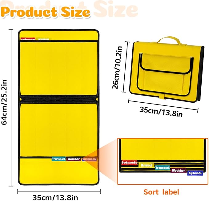 Boczif Visual Communication Book, Nonverbal Communication Board, Autism Language Vocabulary Learning Materials, Speech Articulation Therapy Cue Cards for Kids, Toddler Behavior Book for Home School