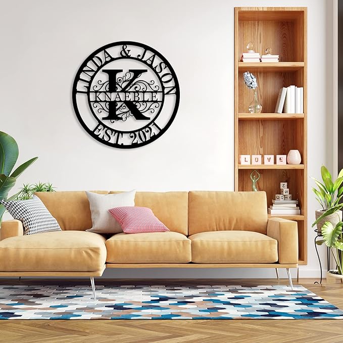 Metal Name Signs Personalized,Custom Family Name Sign, Last Name Sign, Established Family Signs, Custom Name Signs, Family Sign For Wall, Metal Wall Decor, Personalized Wedding Gift