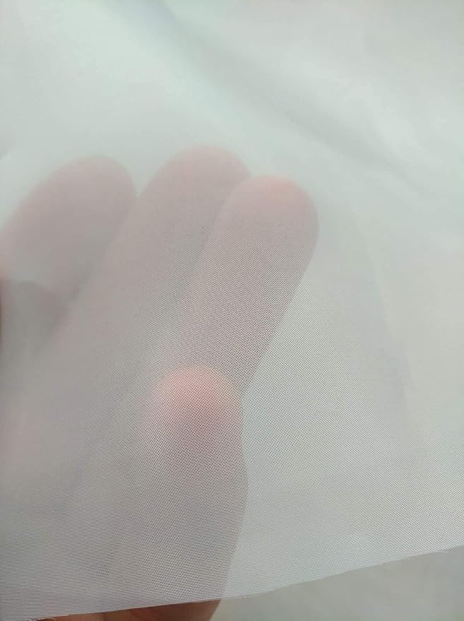 3 Yards 1.27 Meters Silk Screen Printing Fabric Mesh Screen Printing Mesh Wide High Tension Mesh Making Ink Supplies 110 Mesh(43T)
