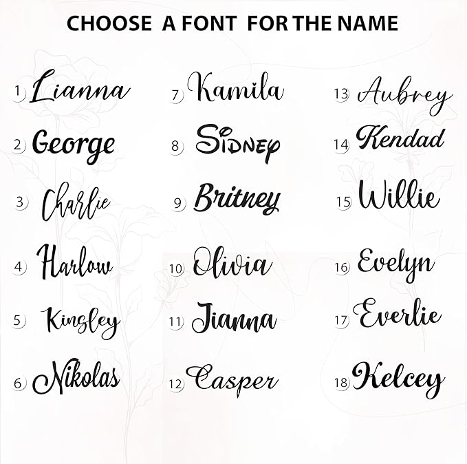 Personalized Wooden Name Sign for Nursery - Custom Name Signs for Kids Room, Personalized Nursery Name Sign - Perfect Room Decoration, Wall Name Decoration & Wedding signs, Family Name Signs (First & Middle Name - Style 2)
