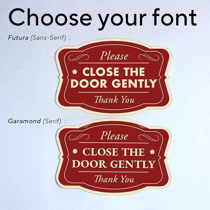 Custom Decorative Outdoor Metal Signs - Personalized Aluminum Signs, Waterproof, USA Made, Design 3 Red Brick 12x8 In