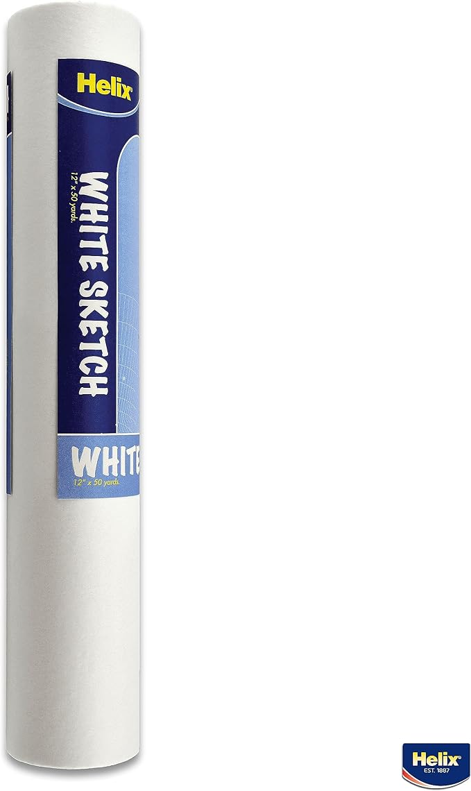 Helix - Sketch & Tracing Paper Roll - 12 Inch by 50 Yards - Transparent