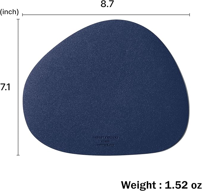 GREEDY FARMERS Mouse pad, Non-Slip Washable Waterproof Computer Mouse pad (Blue Moon Navy)