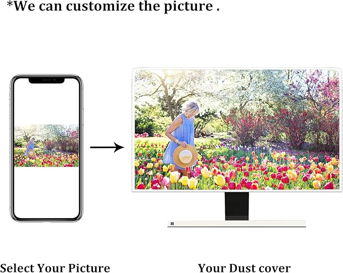 Baocicco Gold Pink Marble Waterproof TV Display Screen Cover 75 Inch TV Accessories Laptop TVs LCD Screen Decoration for Tablet Anti-Static Dustproof Protective for Home Office