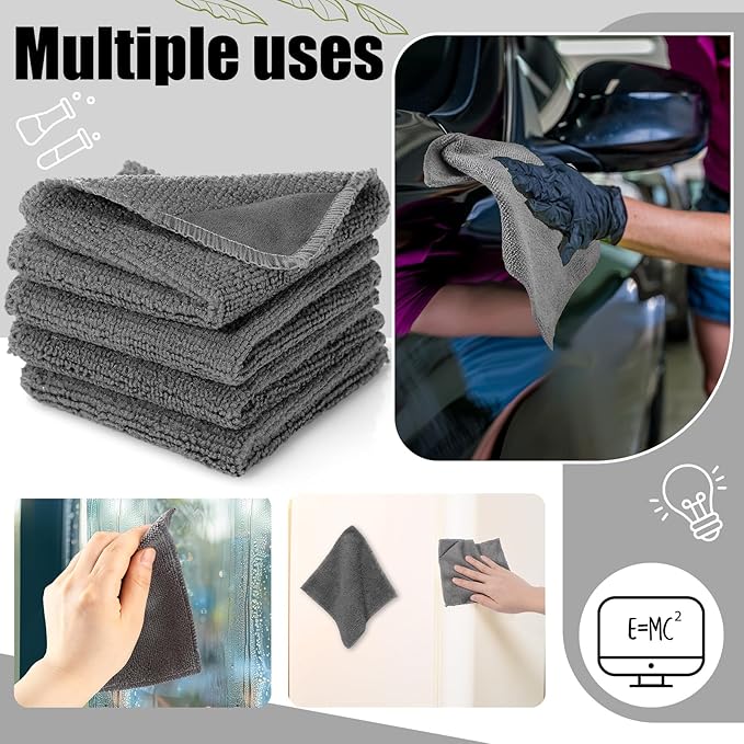 Fanfanwin 8 Pcs Magnetic Microfiber Cleaning Cloth Dry Erasers for White Boards Extra Magnetism Whiteboard Eraser for White Boards Blackboards Classroom Home Reusable Washable(6 x 6 Inch)
