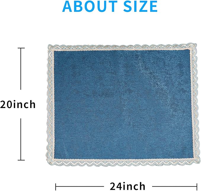 MINJIATEX Couch arm Covers,Non-Slip lace Sofa arm Cover Set of 2 Washable Sofa armrests Covers for Living Room Recliner Chair arm Cover Protectors for Leather Sofa armrest slipcover