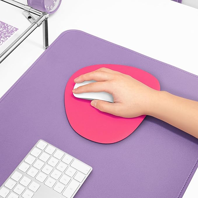 GREEDY FARMERS Mouse pad, Non-Slip Washable Waterproof Computer Mouse pad (Hot Pink)