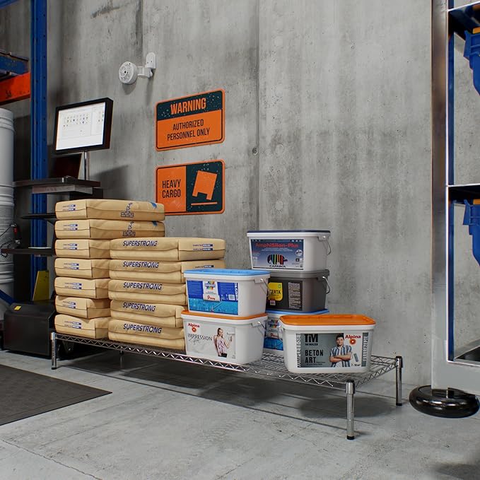 Regal Altair 21" Deep x 72" Wide x 8" Height Wire Shelving Kit | 1-Tier | NSF Commercial Storage Rack Unit