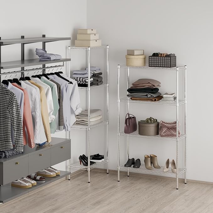 Regal Altair 14" Deep x 36" Wide x 64" Height Wire Shelving Kit | 4-Tier | NSF Commercial Storage Rack Unit