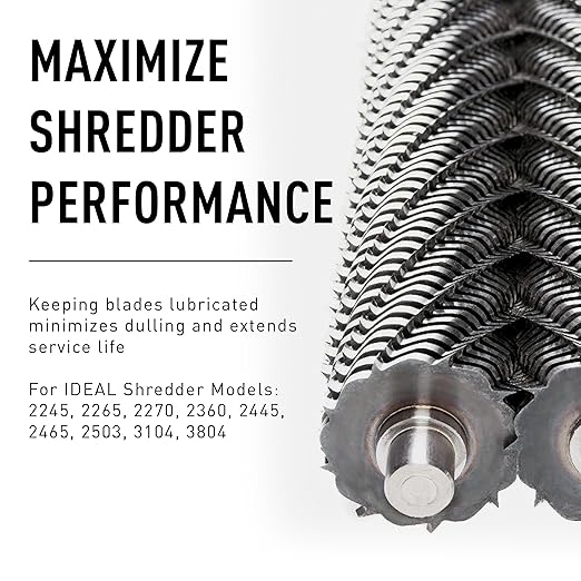 IDEAL Special High-Cling Lubricating Oil for ideal Shredders Non-Toxic, Non-Detergent, Extend Life of Your Shredder (4 Bottles, 1 Pint Each)