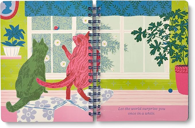 Compendium Spiral Notebook – Be Who You Are. Love What You Love. – A Designer Spiral Notebook with 192 Lined Pages, College Ruled, 7.0" W x 9.25" H