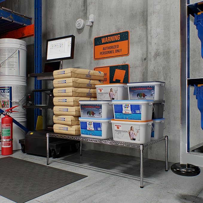 Regal Altair 24" Deep x 48" Wide x 14" Height Wire Shelving Kit | 1-Tier | NSF Commercial Storage Rack Unit
